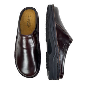 Naot Bjorn Clog Slip On Casual Mens 14 14.5 EU 47 Walnut Leather Cork Footbed